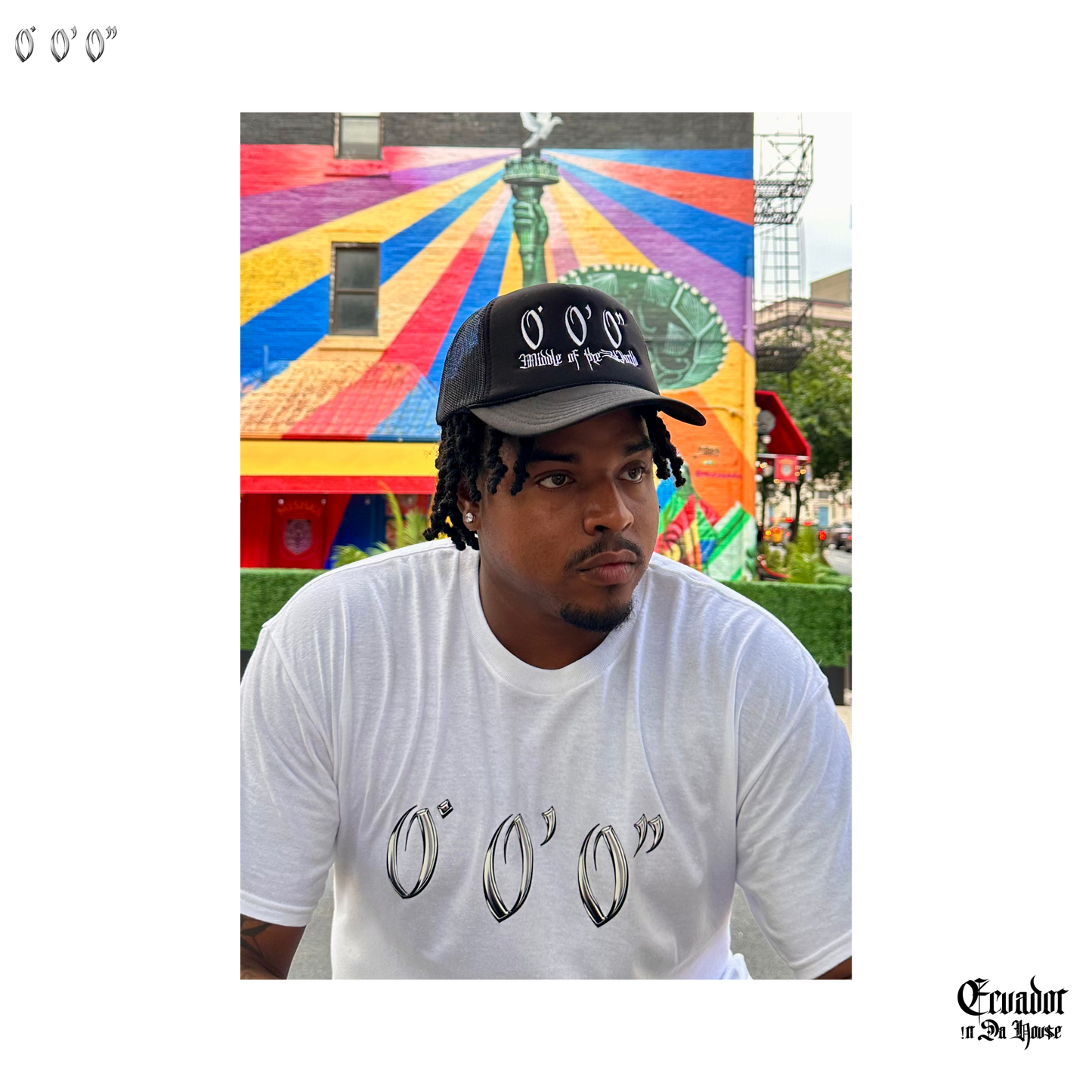 BLK TRUCKER HAT Middle of the World