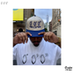 BLUE/CREAM HAT Middle of the World