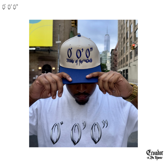 Hat Blue/Cream Middle of the World