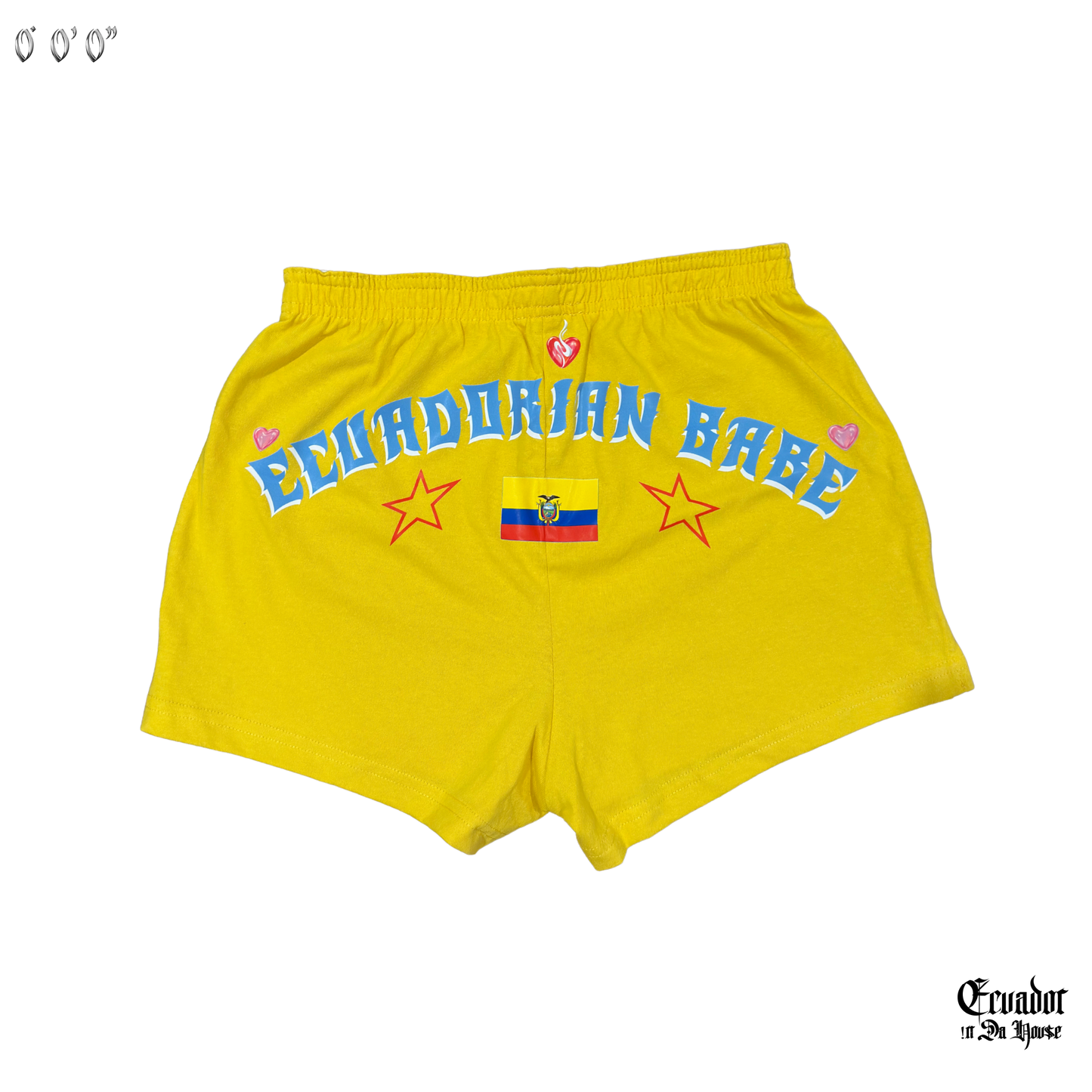 Ecua Babe Yellow Shorts