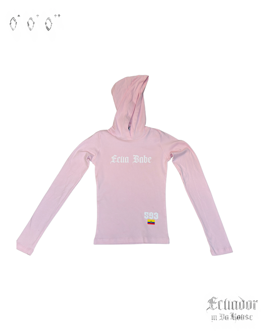 ECUA BABE LONG SLEEVE HOODIE