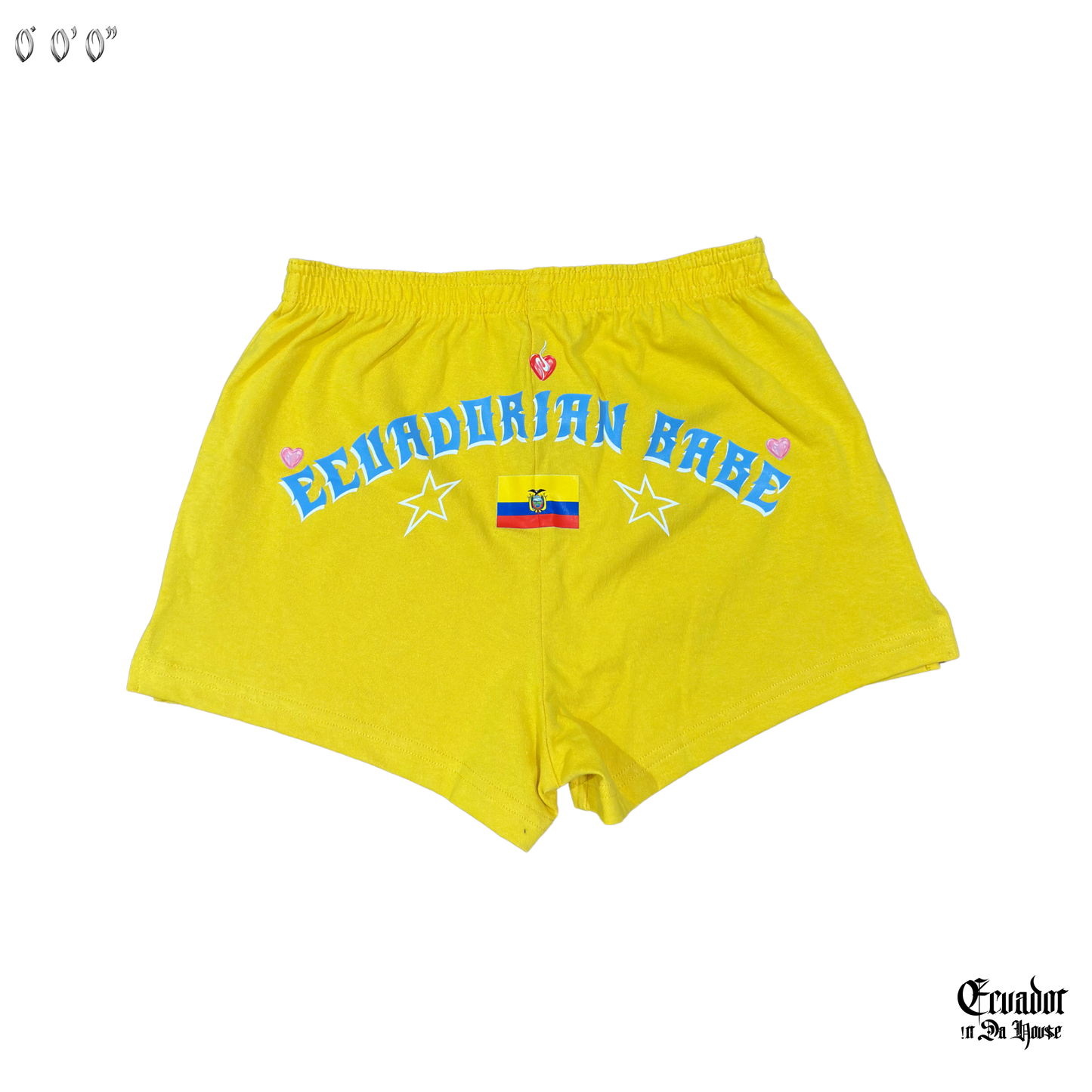 Ecua Babe Yellow Shorts