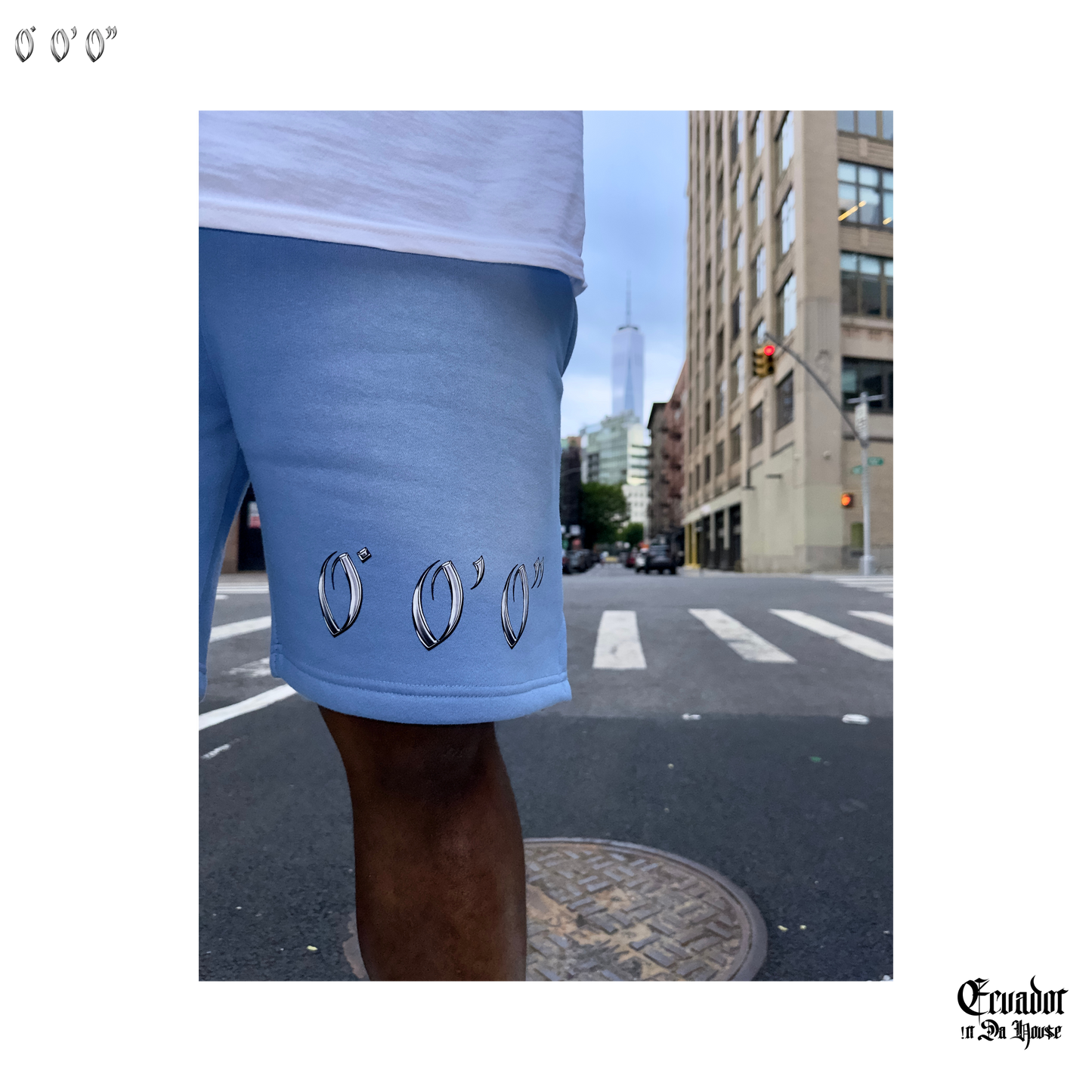 0° 0' 0" BABY BLUE Shorts